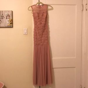 ASOS maxi pink dress